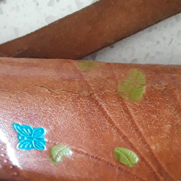 Vintage leather satchel - Picture 8 of 9